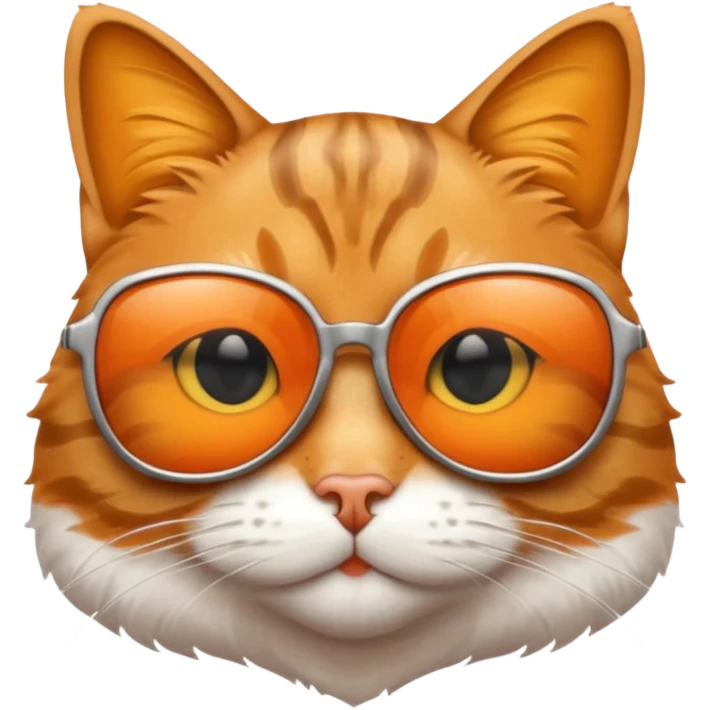 Cat wearing sunglasses emoji