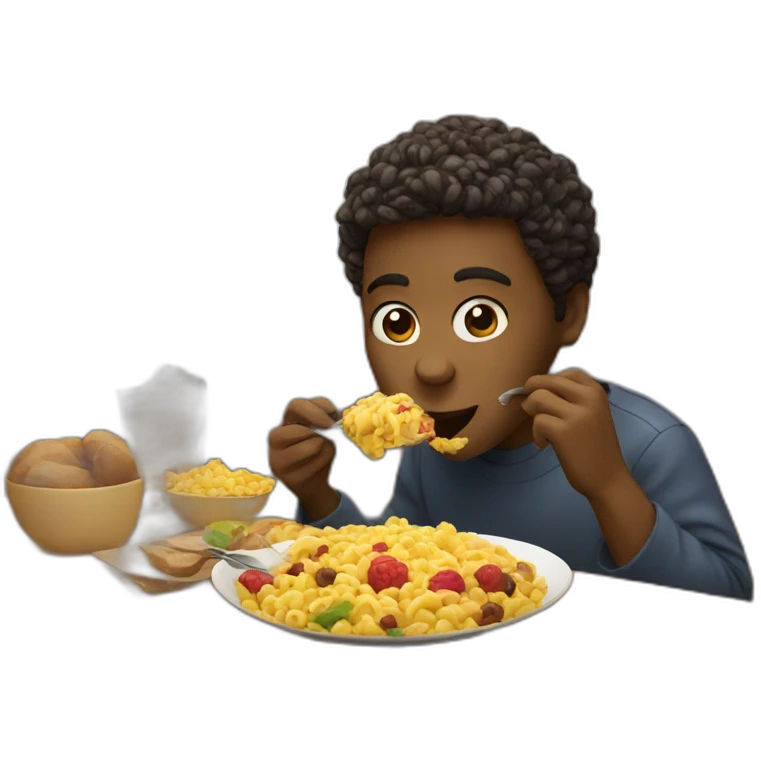 eating emoji