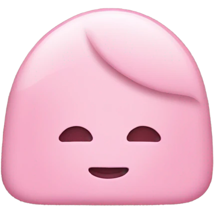 Baby pink thumb tack emoji