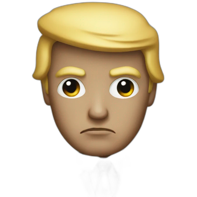 donald trump noir emoji
