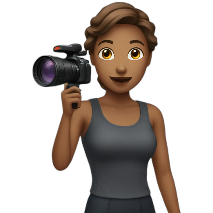 Women Filming a video emoji