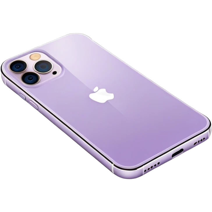 Pale Purple iPhone 14 Pro Max emoji
