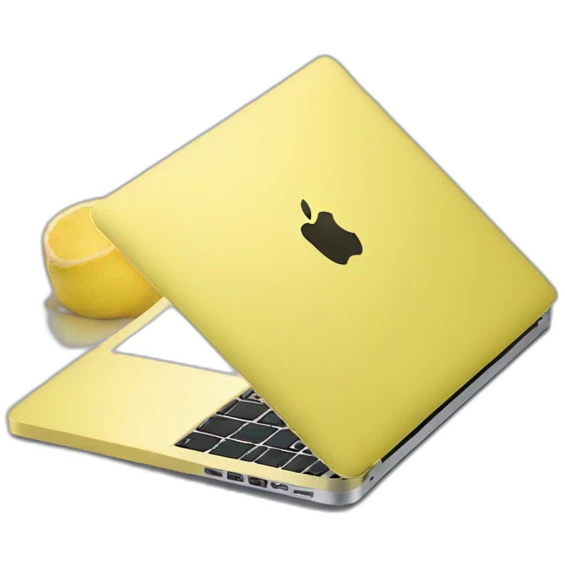 macbook pro 16 lemon colour emoji