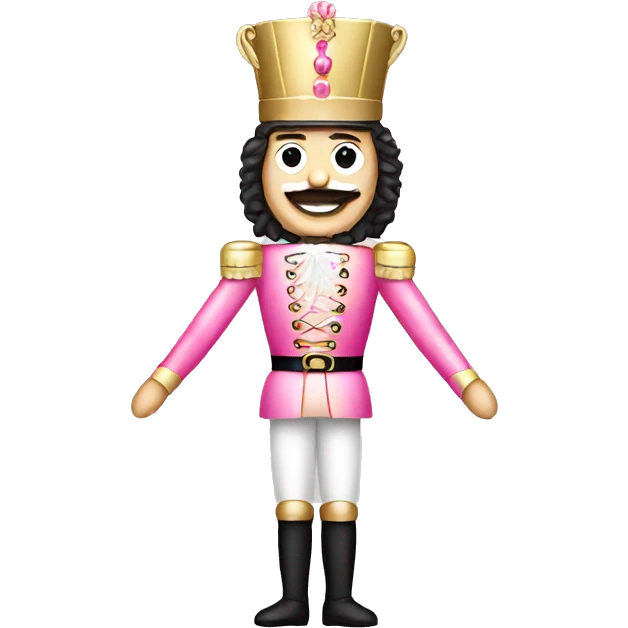 Pink nutcracker  emoji