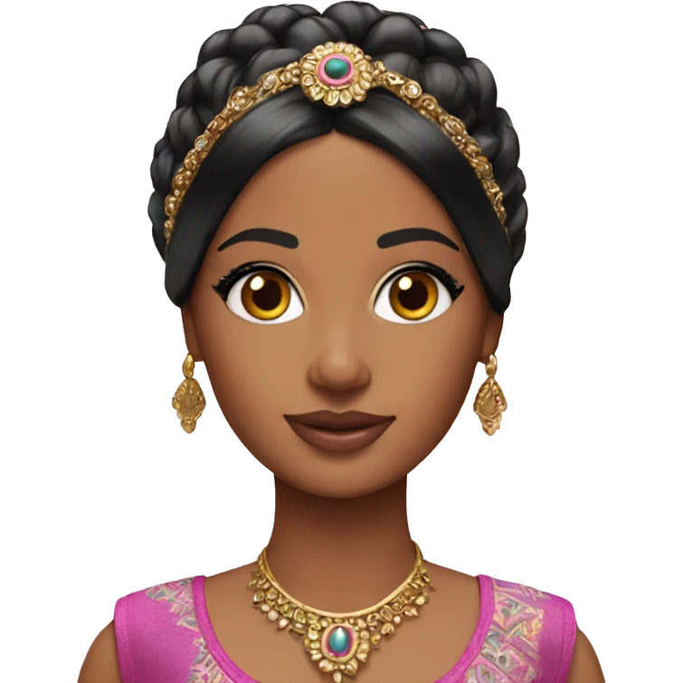 indian barbie doll emoji