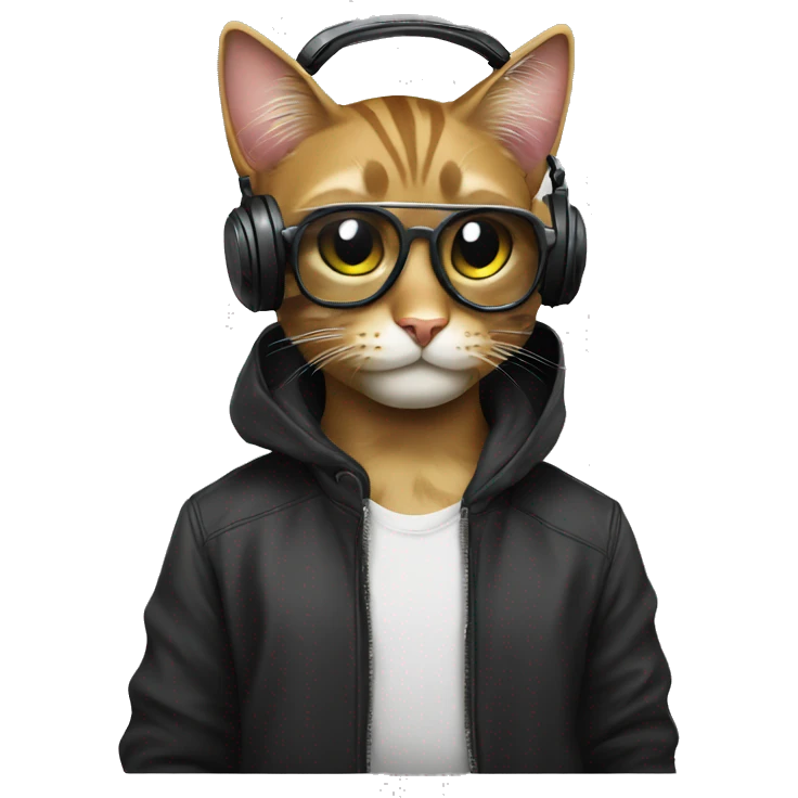dj cat emoji
