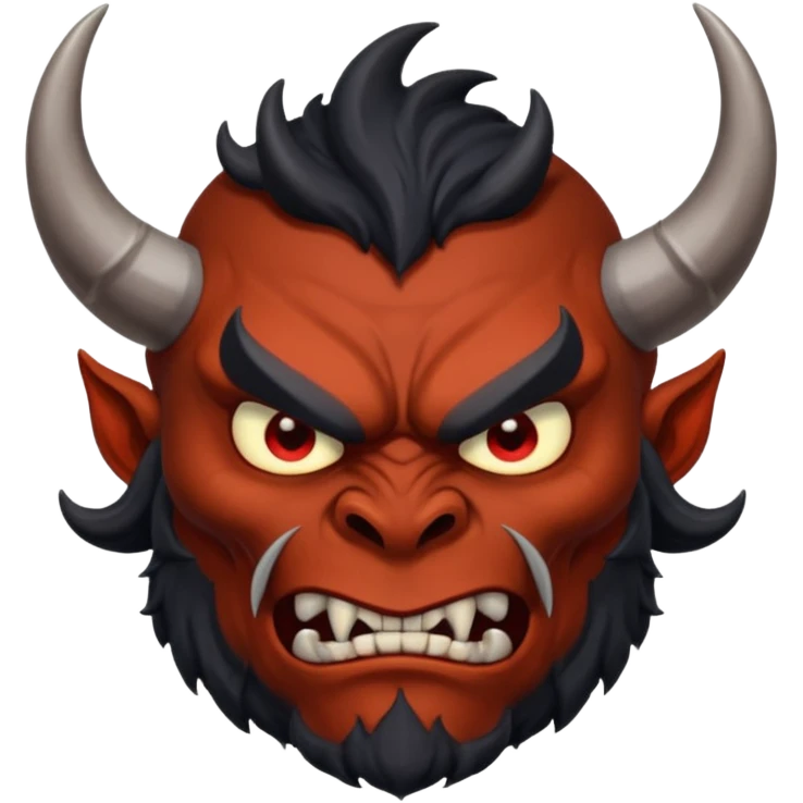 black demon  emoji