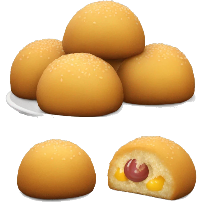 Sicilian food, open arancino hyper realistic  emoji