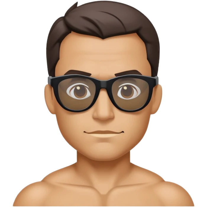 Batman with beach glasses emoji