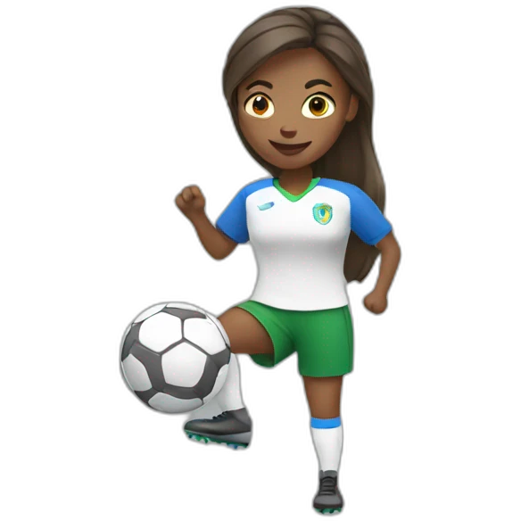 Women play soccer emoji