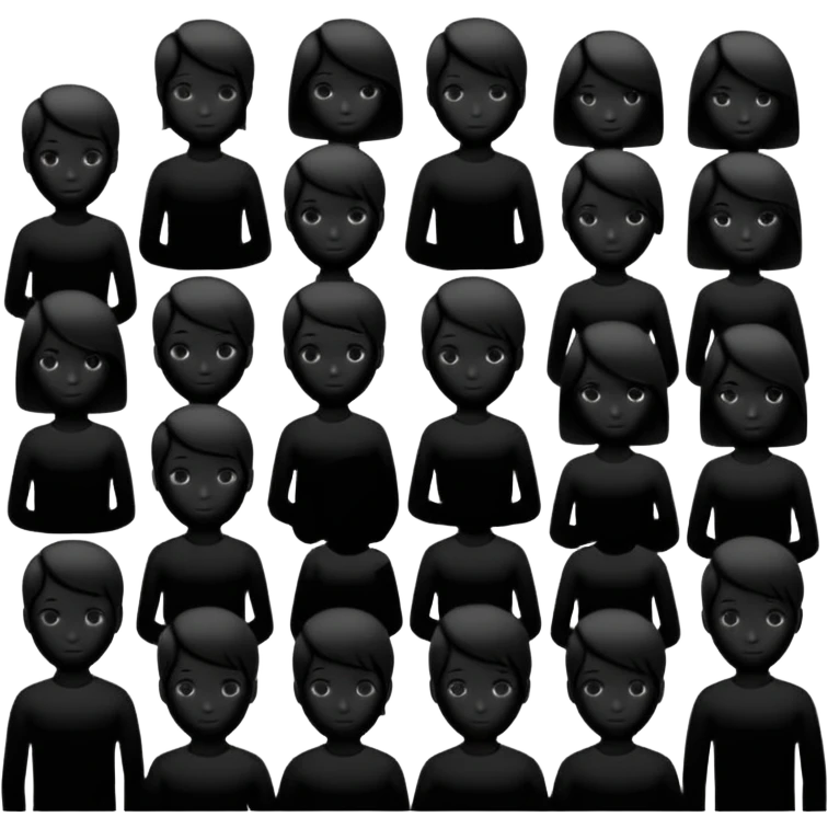 utilisateurs silhouette emoji