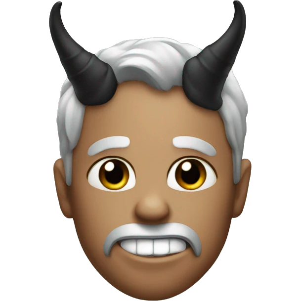 black heart with horns  emoji