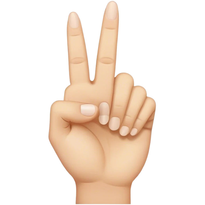 Middle finger emoji