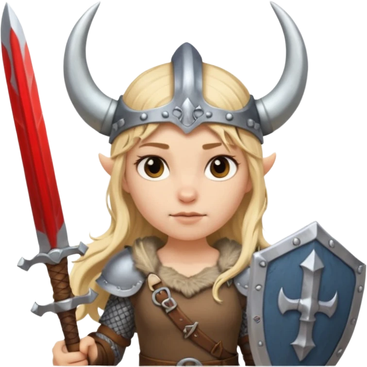 girl viking emoji