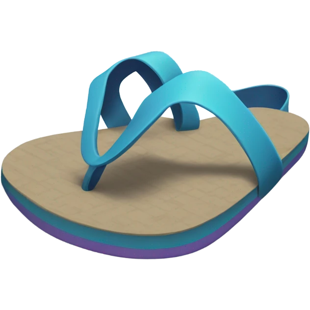 Throwing flipflop emoji