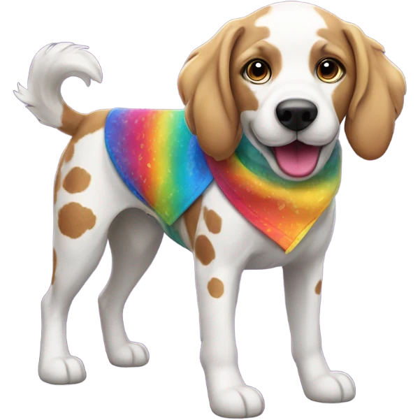 Queer dog emoji