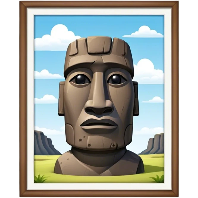 liechtenstein hardcore sigma easter island moai  emoji