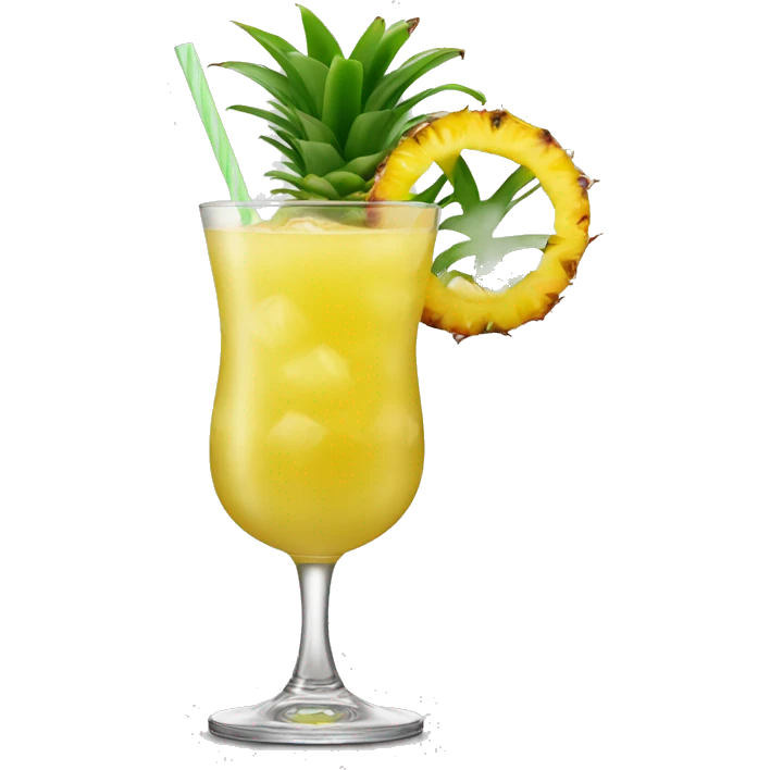 Pretty pineapple cocktail  emoji