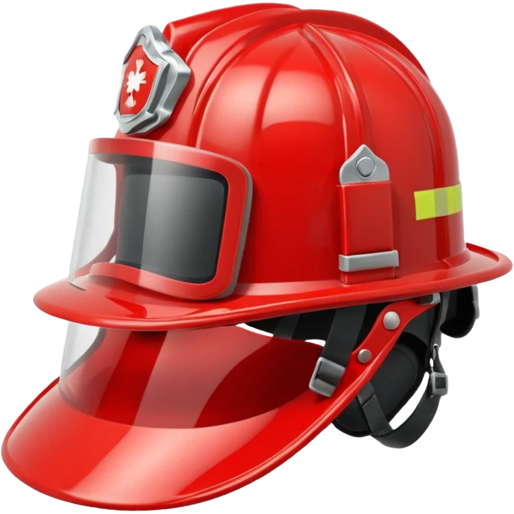A Firefighter Helmet – red with visor emoji
