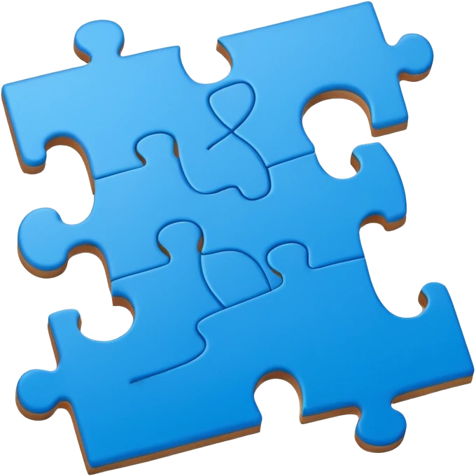 single jigsaw puzzle piece emoji