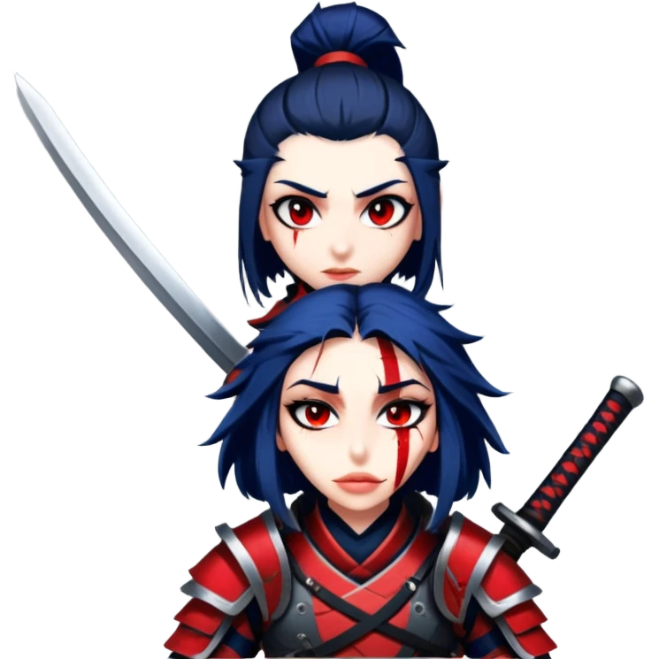 Battle-Ready Samurai emoji