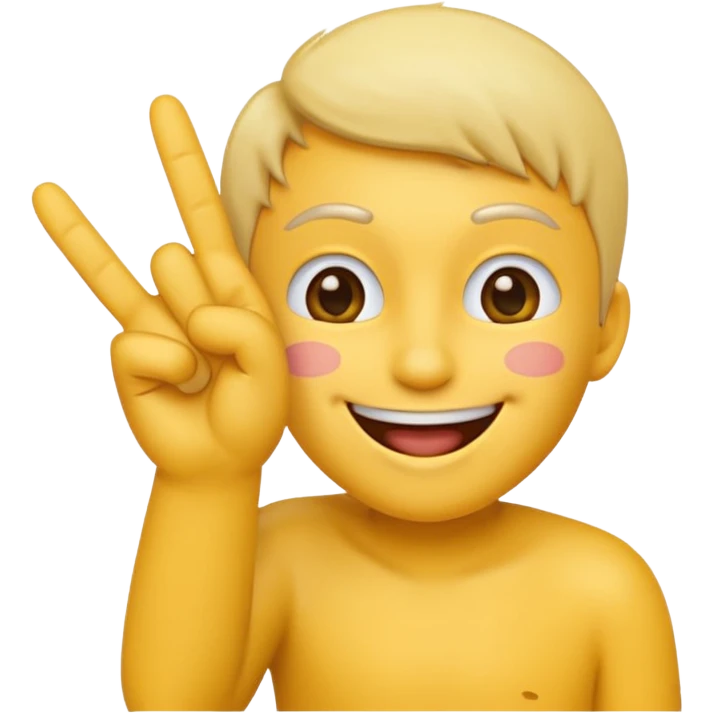 Classic emoji holding two fingers he just kissed into the air emoji