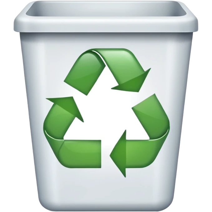 white recycle emoji
