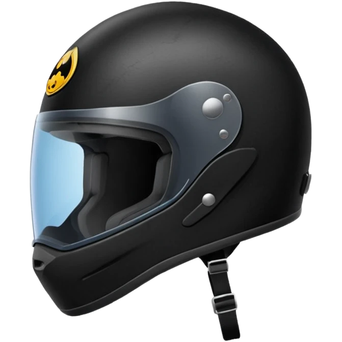 chinstrap motorcycle helmet emoji