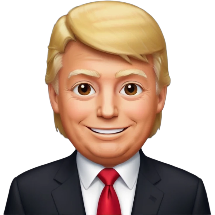 Trump looking sexy emoji