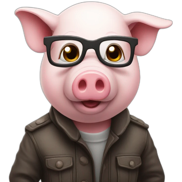 cinephile pig emoji