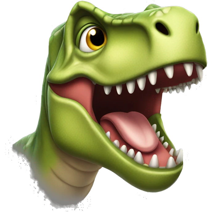 Happy T-Rex  emoji