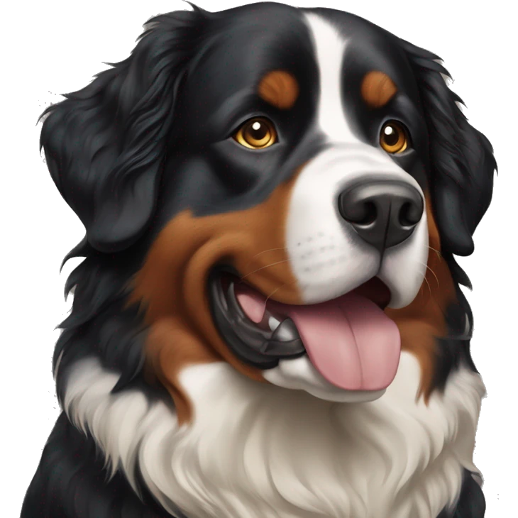 Bernese mountain dog emoji
