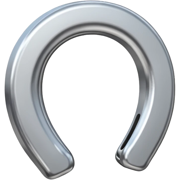 Horseshoe in small very small emoji