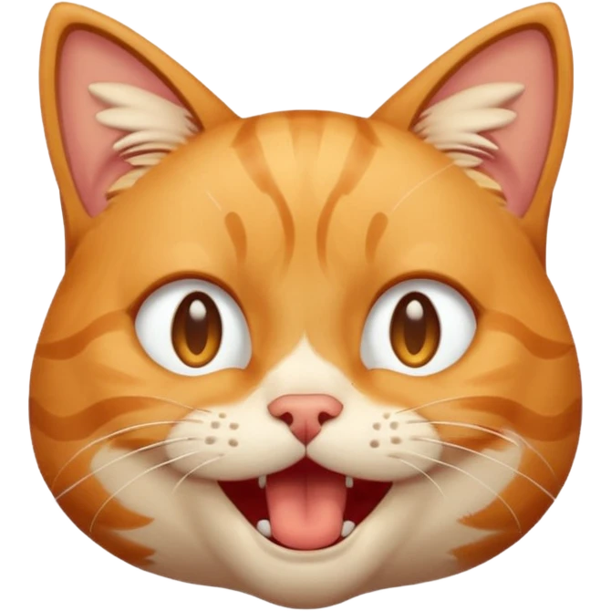 cat cry and laugh at the same time emoji