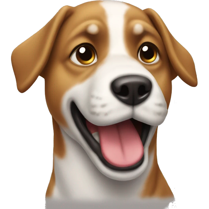 Un perro en shock emoji
