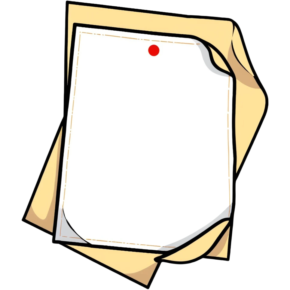 Paper with a stamp or seal – official merchant registration emoji