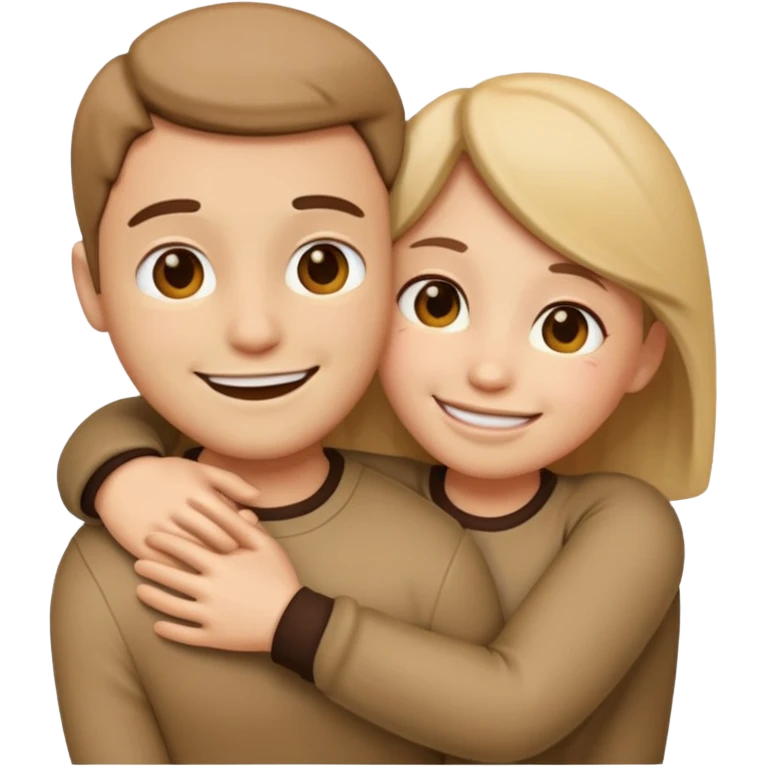 emoji de dos siluetas de persona abrazadas emoji