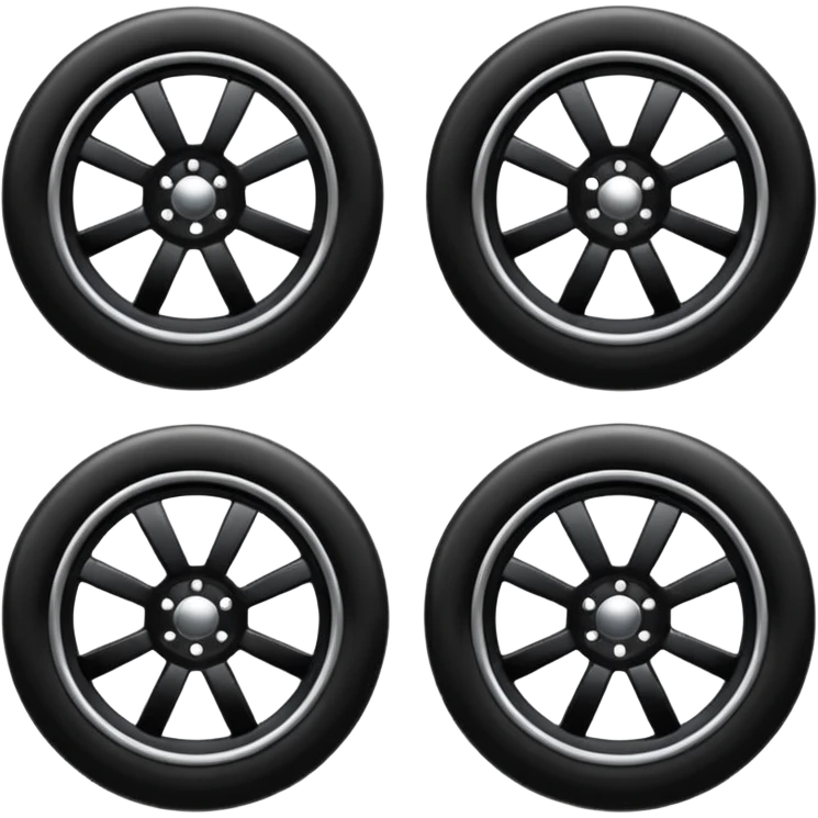 only wheels from the chassis emoji