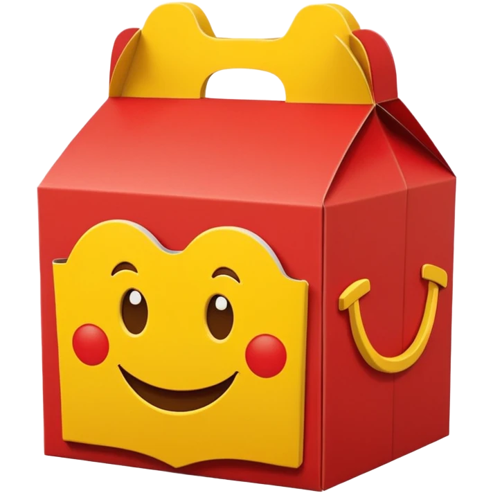 Caja feliz de magdonals emoji
