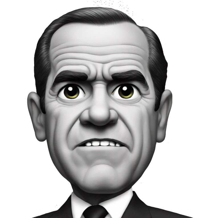 Nixon is scared emoji