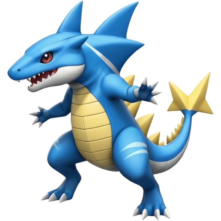 Zeraora-Sharpedo-Totodile-Gible-Ampharos-fusion emoji