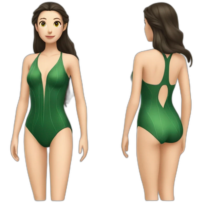 arwen-green-swimsuit emoji