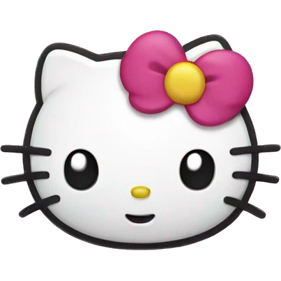 Hello kitty emoji