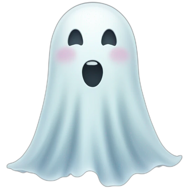 Cute ghost emoji