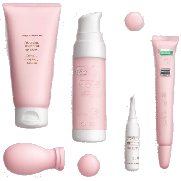 skin care Kit light pink emoji