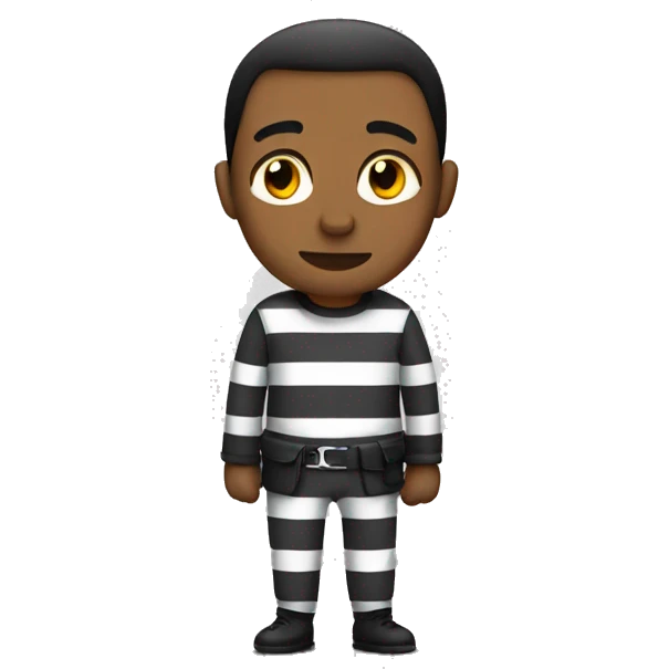 Prisoner with cuffs emoji
