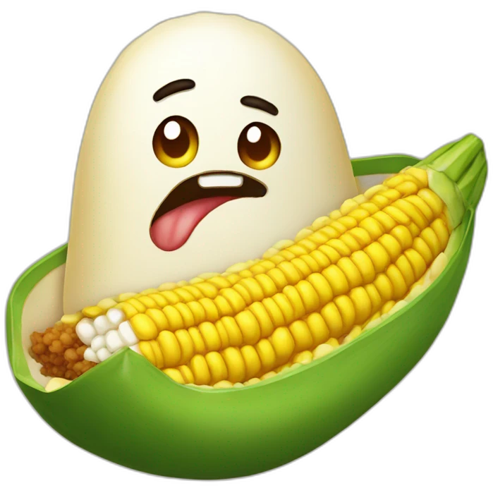 Elote comiendo elote emoji
