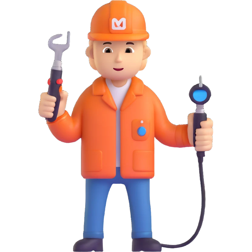 man with a soldering iron emoji