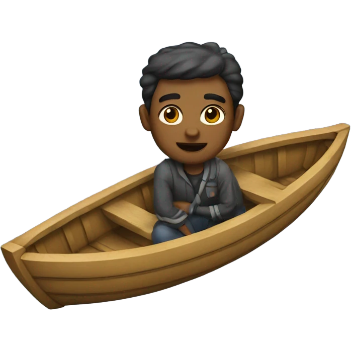 Human boat emoji