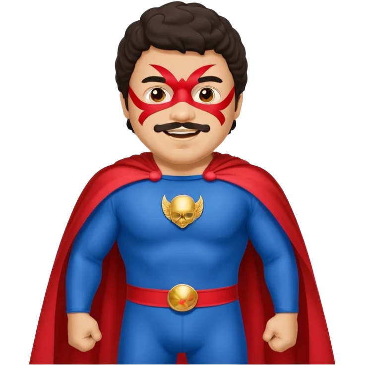 Create a Nacho Libre emoji for a teams chat but make it more original style to the movie emoji